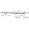 Раковина-столешница LAUFEN PALOMBA COLLECTION 1600*500 с покрытием LCC, без отверстий 8.1480.9.400.109.1