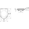 Сиденье LAUFEN SONAR с крышкой 8.9334.1.000.000.1